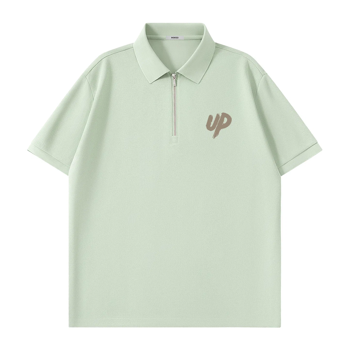 Детская поло с коротким рукавом MINISO, Mint Green