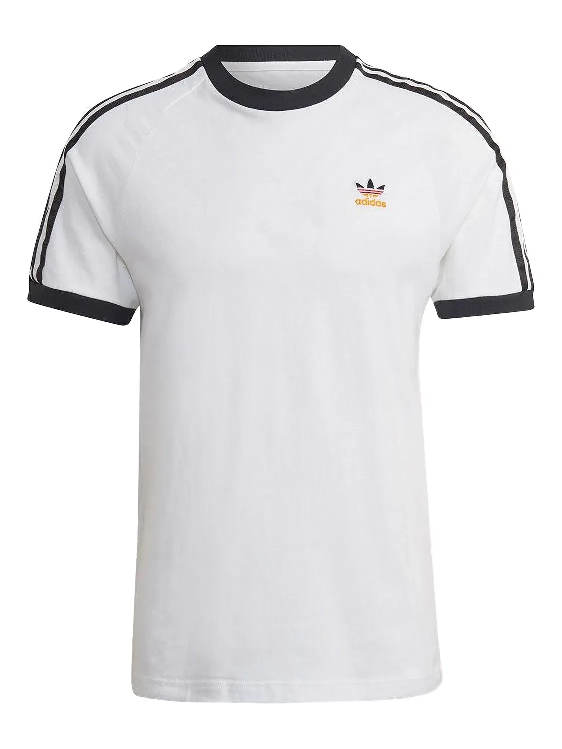 Футболка Adicolor Classics с полосками Adidas, белый