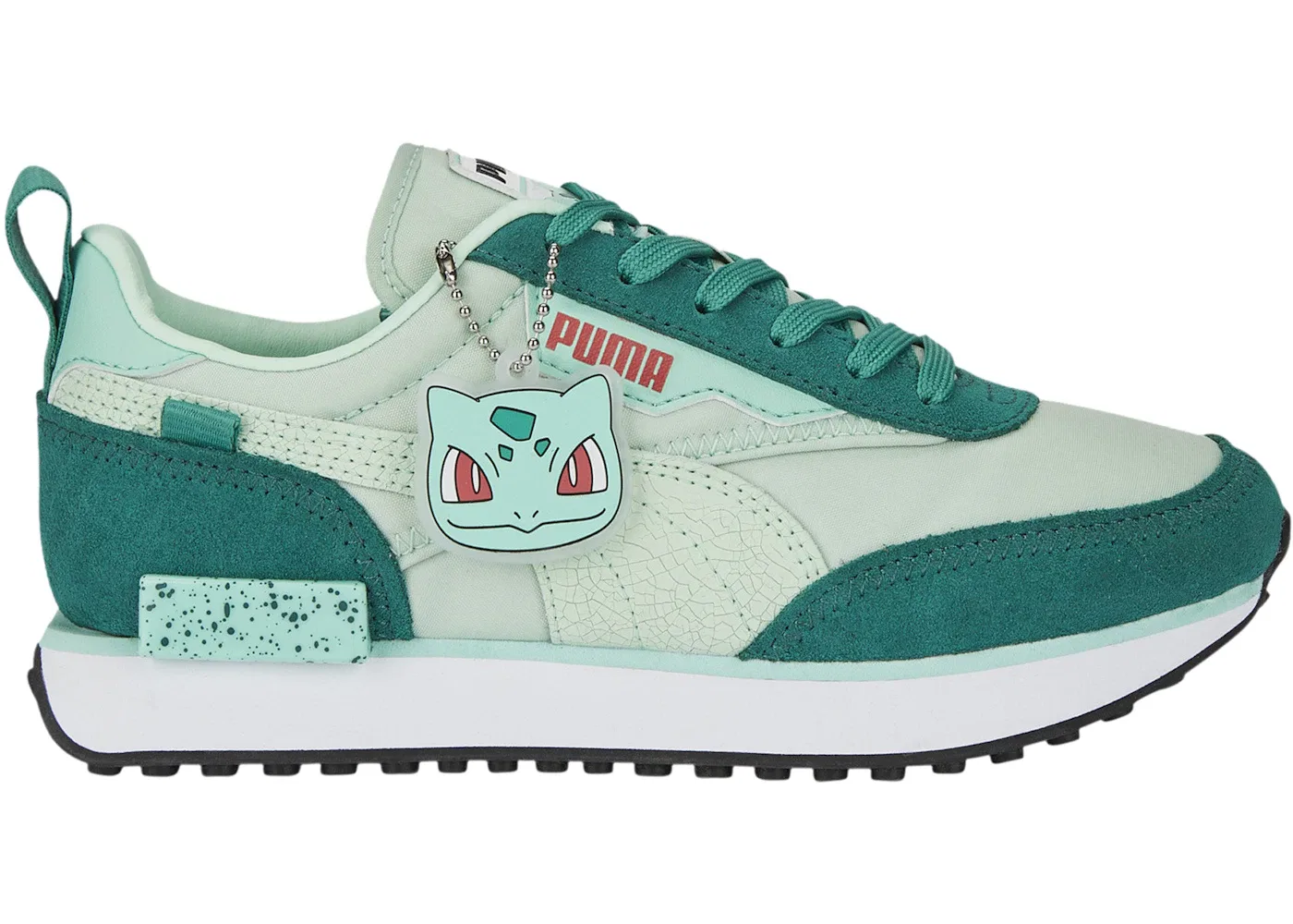 Детские кроссовки для мальчиков с принтом Puma Future Rider Puma, Mist Green/Ivy
