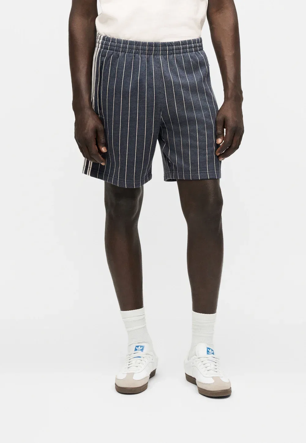 Шорты в тонкую полоску, унисекс Adidas Originals, Night Indigo