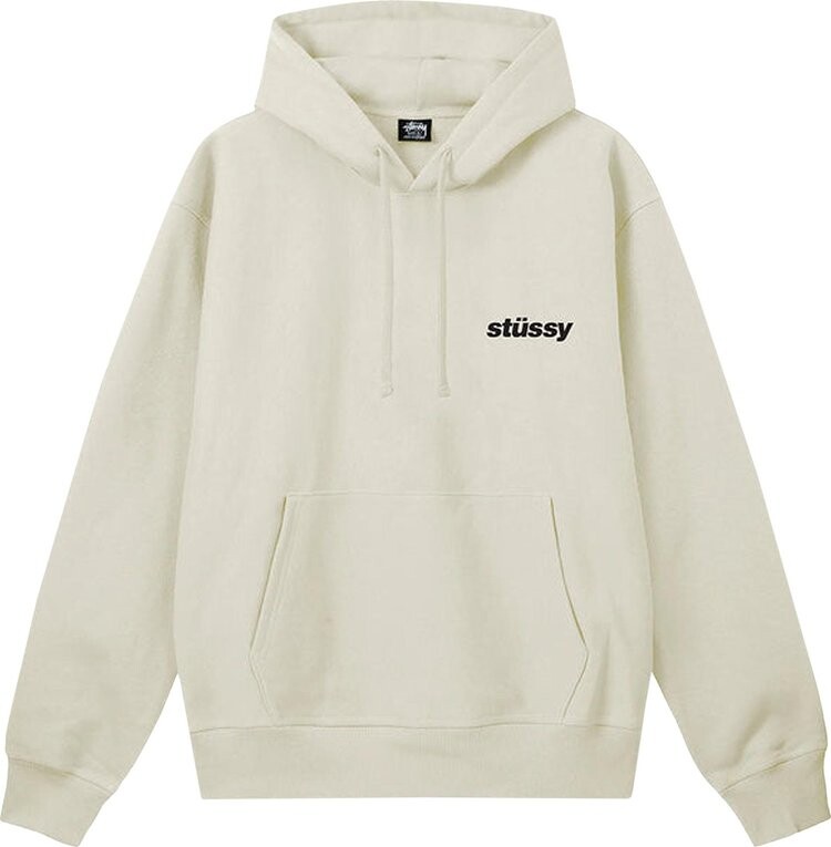 

Худи Stussy Popsicle Hoodie 'Stone', кремовый, Бежевый, Худи Stussy Popsicle Hoodie 'Stone', кремовый