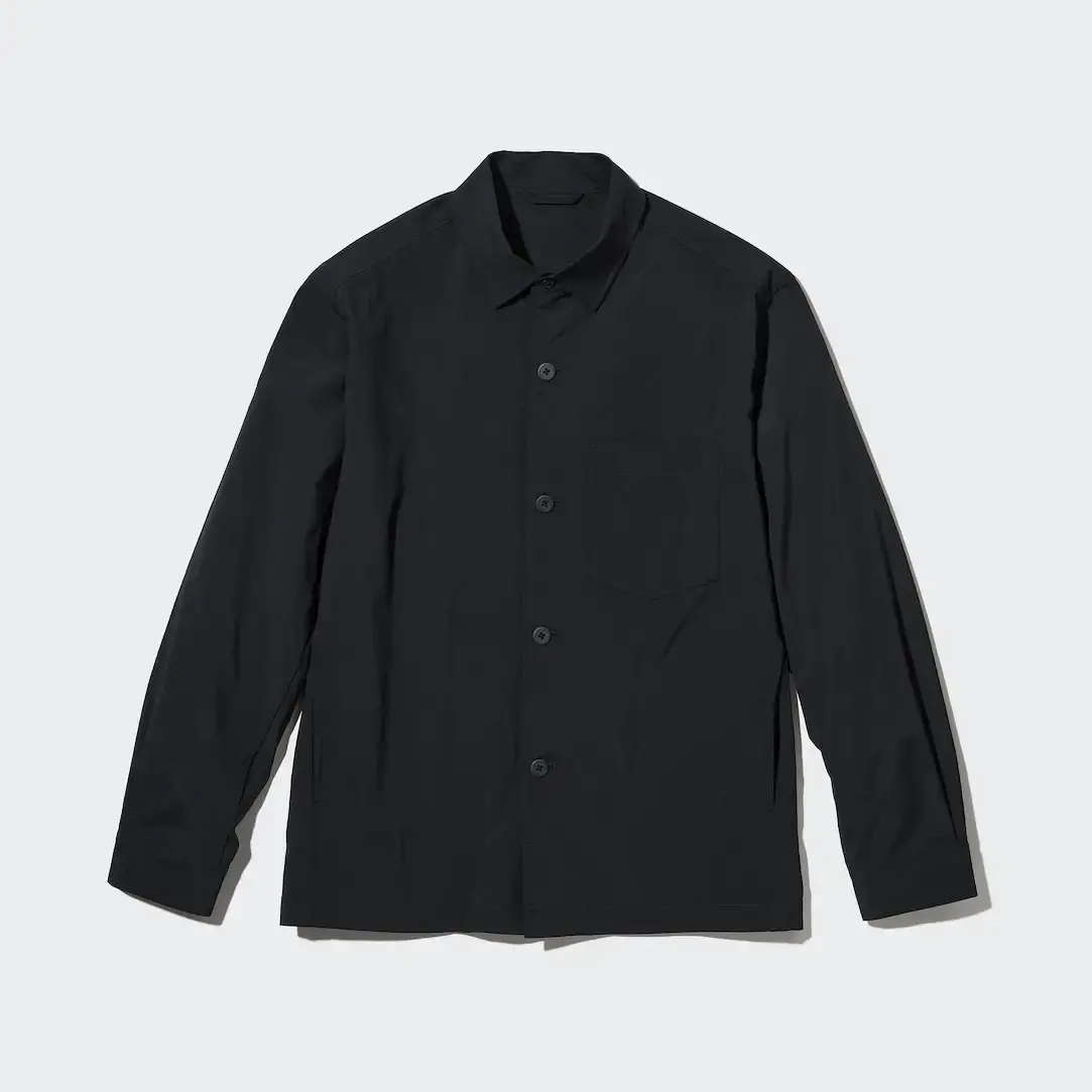 

Рубашка Uniqlo Airsense Ultra Light Shirt, 09 черный