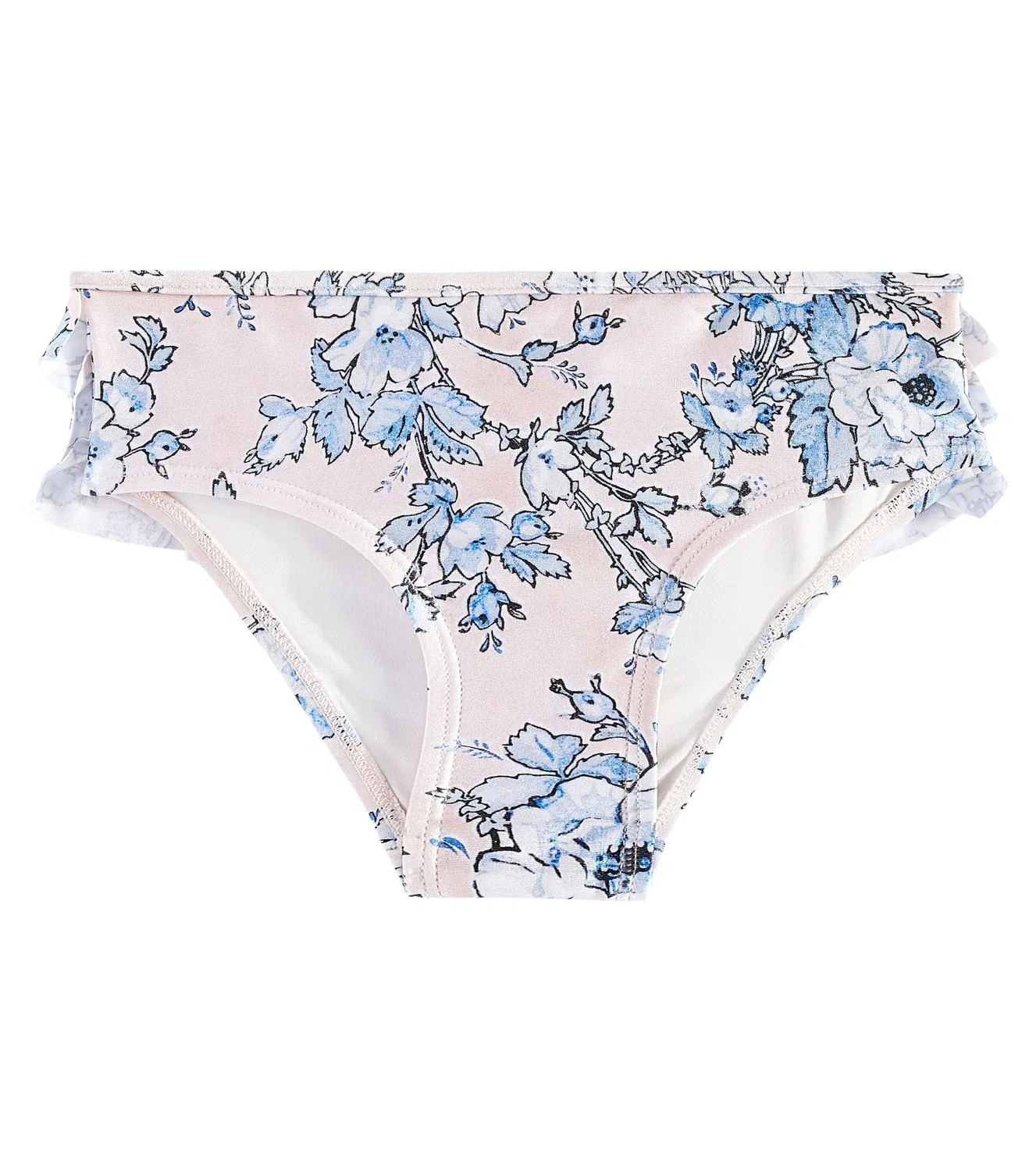 Плавки бикини с цветочным принтом Zimmermann Kids, розовый