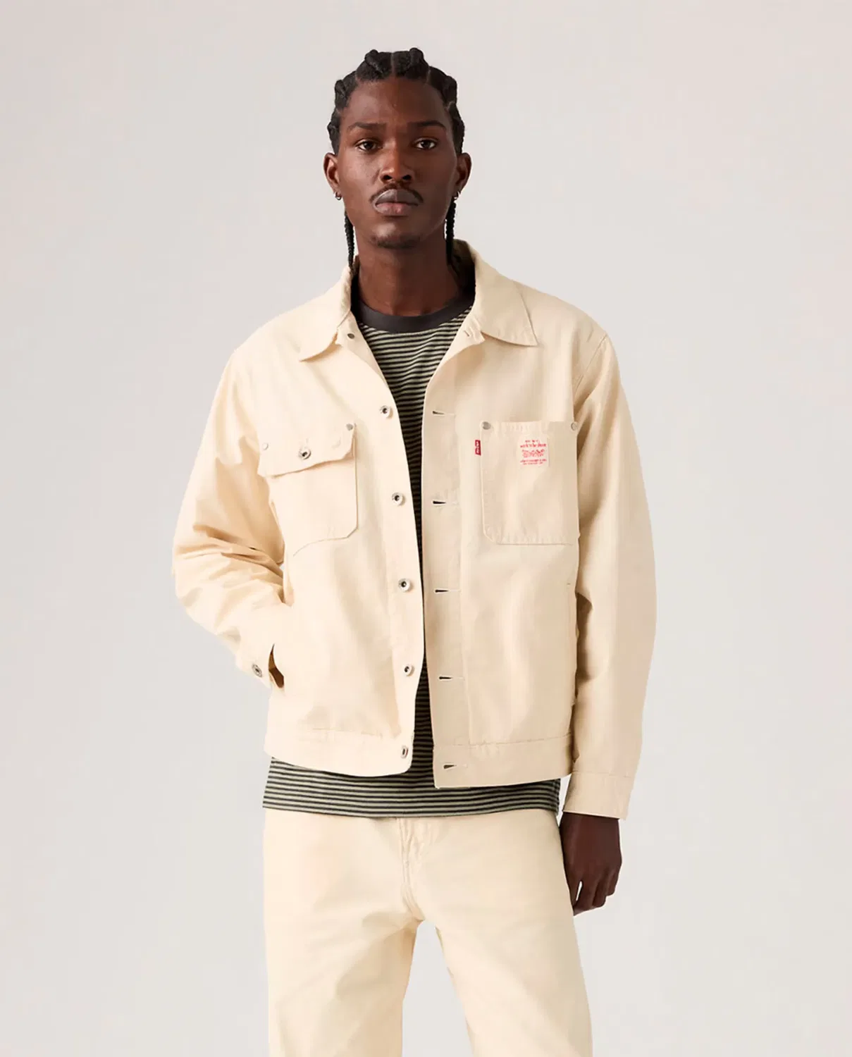 Мужская куртка хлопковая Levi's, Cream