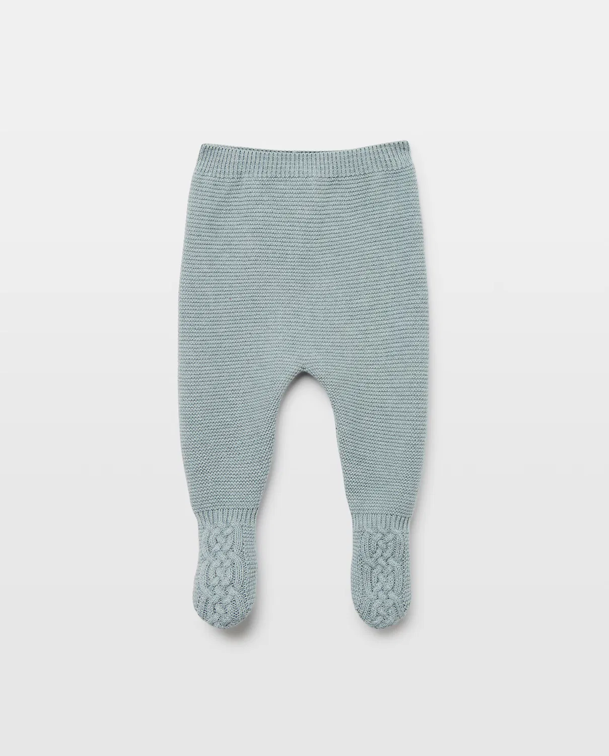 Детские штаны и леггинсы, Polaina Tricot Aranes Pie, Coconut El Corte Inglés, Verde Salvia