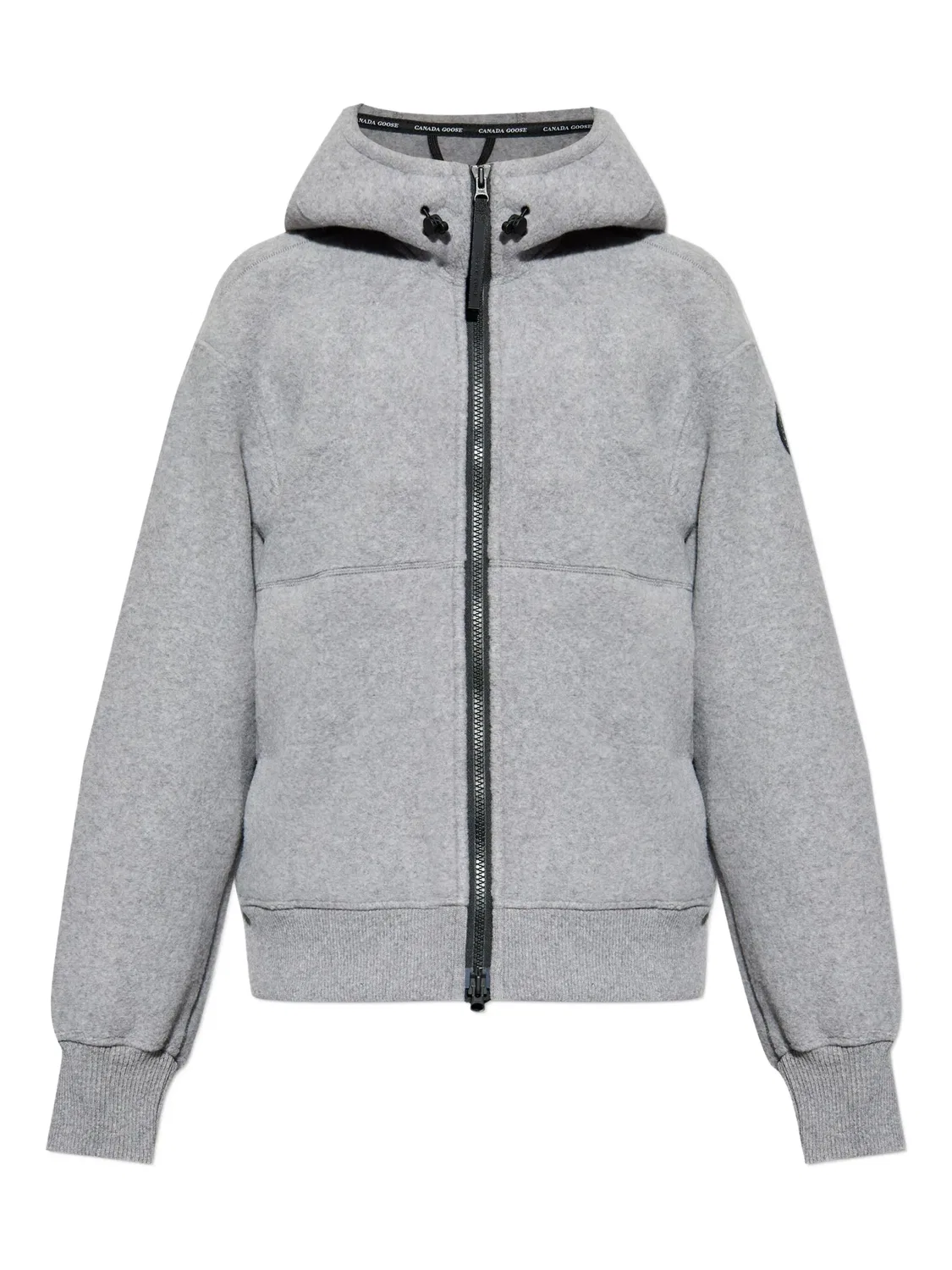 Куртка из шерсти с капюшоном Canada Goose, серый