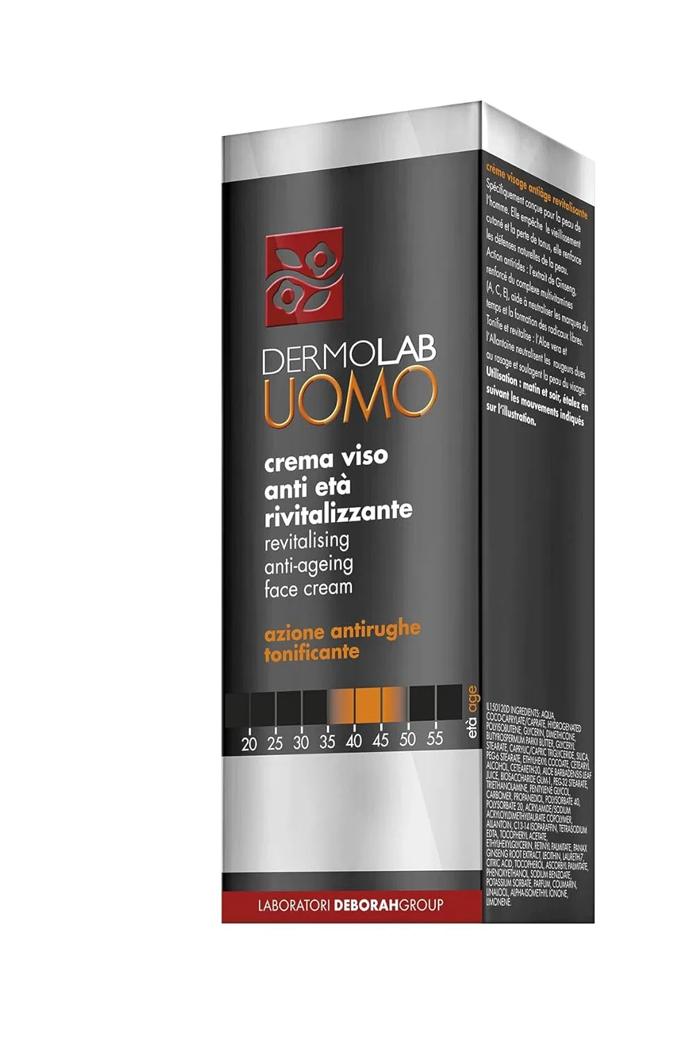 Антивозрастной крем для лица Dermolab Uomo с алоэ вера и гиалуроновой кислотой, 50 мл — фото 2