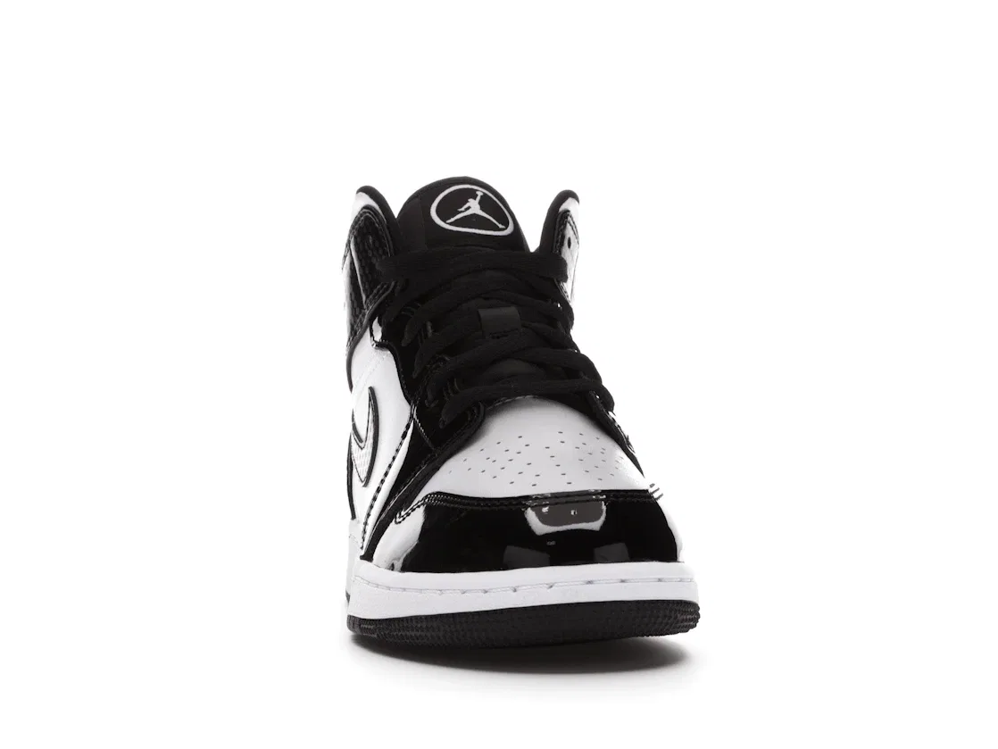 Детские кроссовки с длинным рукавом Jordan 1 Mid SE Jordan, Black White — фото 2