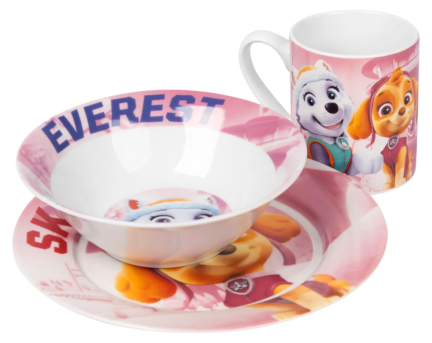 Детский набор посуды из 3 предметов с принтом Paw Patrol, бренд United Labels — фото 3
