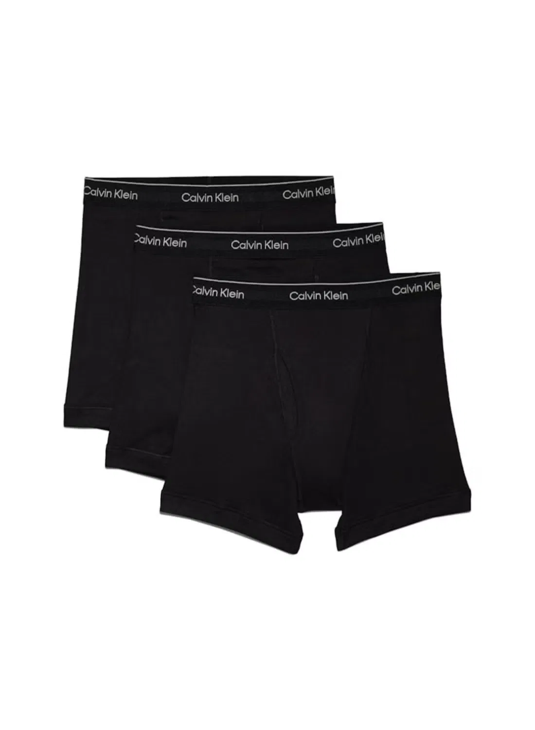 Трусы-боксеры хлопковые комплект 3 шт Cotton Classics Calvin Klein, черный — фото 2