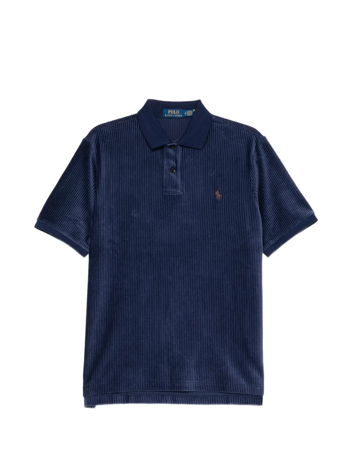 Polo Ralph Lauren Вельветовое поло с вышитым логотипом, синий