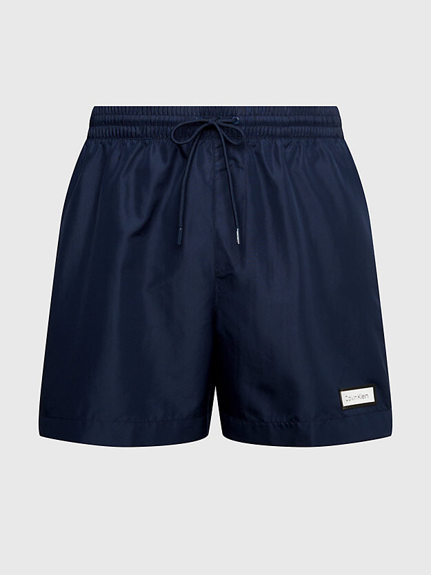 

Шорты для плавания среднего размера с кулиской - Core Solids Calvin Klein, нави