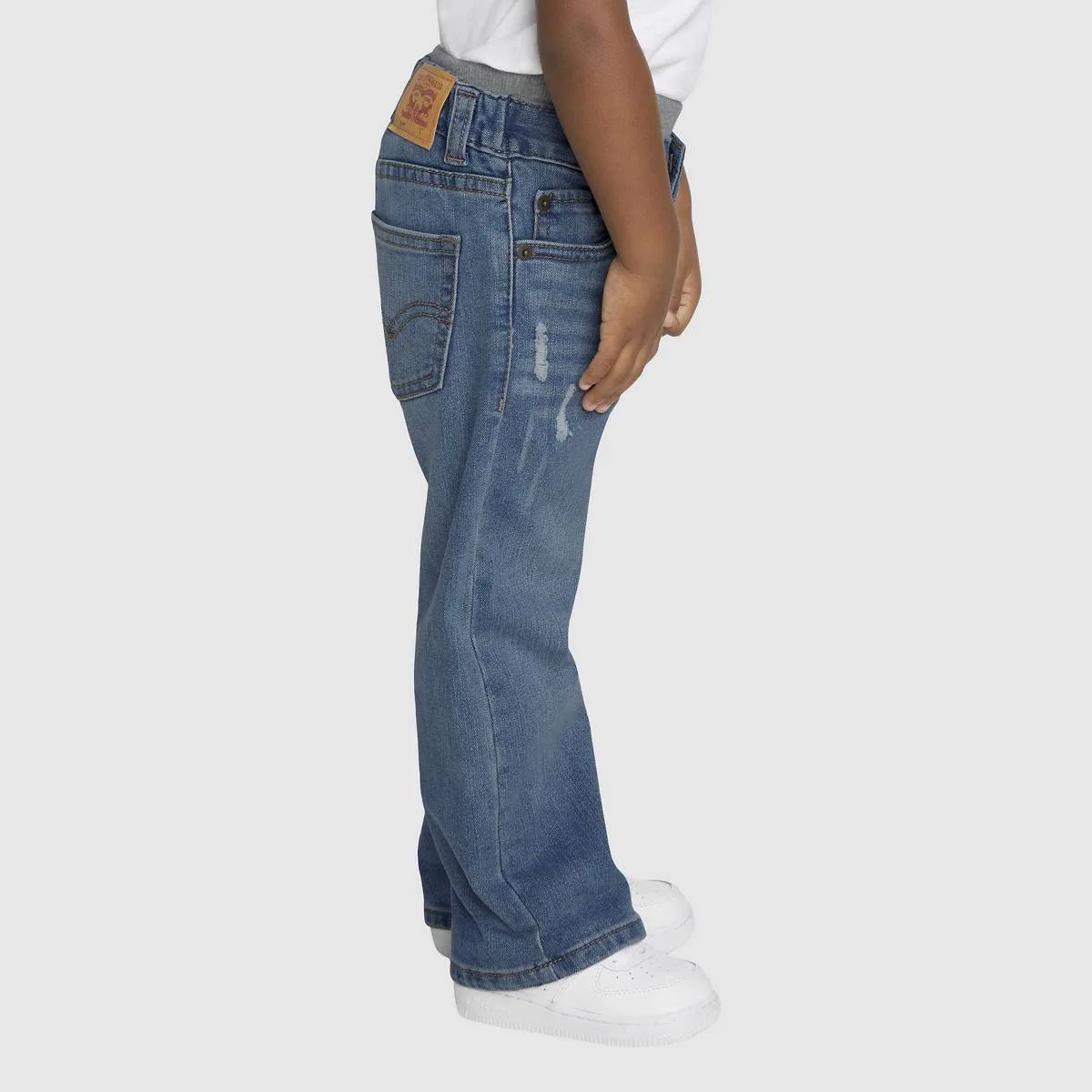 Джинсы Murphy прямого кроя на резинке для мальчиков 2T-4T Levi's, Vintage Sky - Medium Wash — фото 3