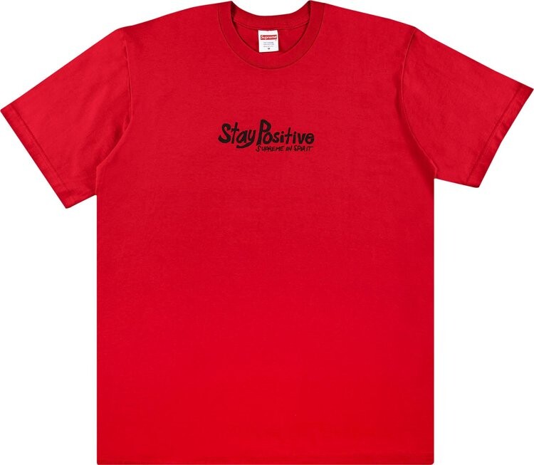 

Футболка Supreme Stay Positive Tee 'Red', красный