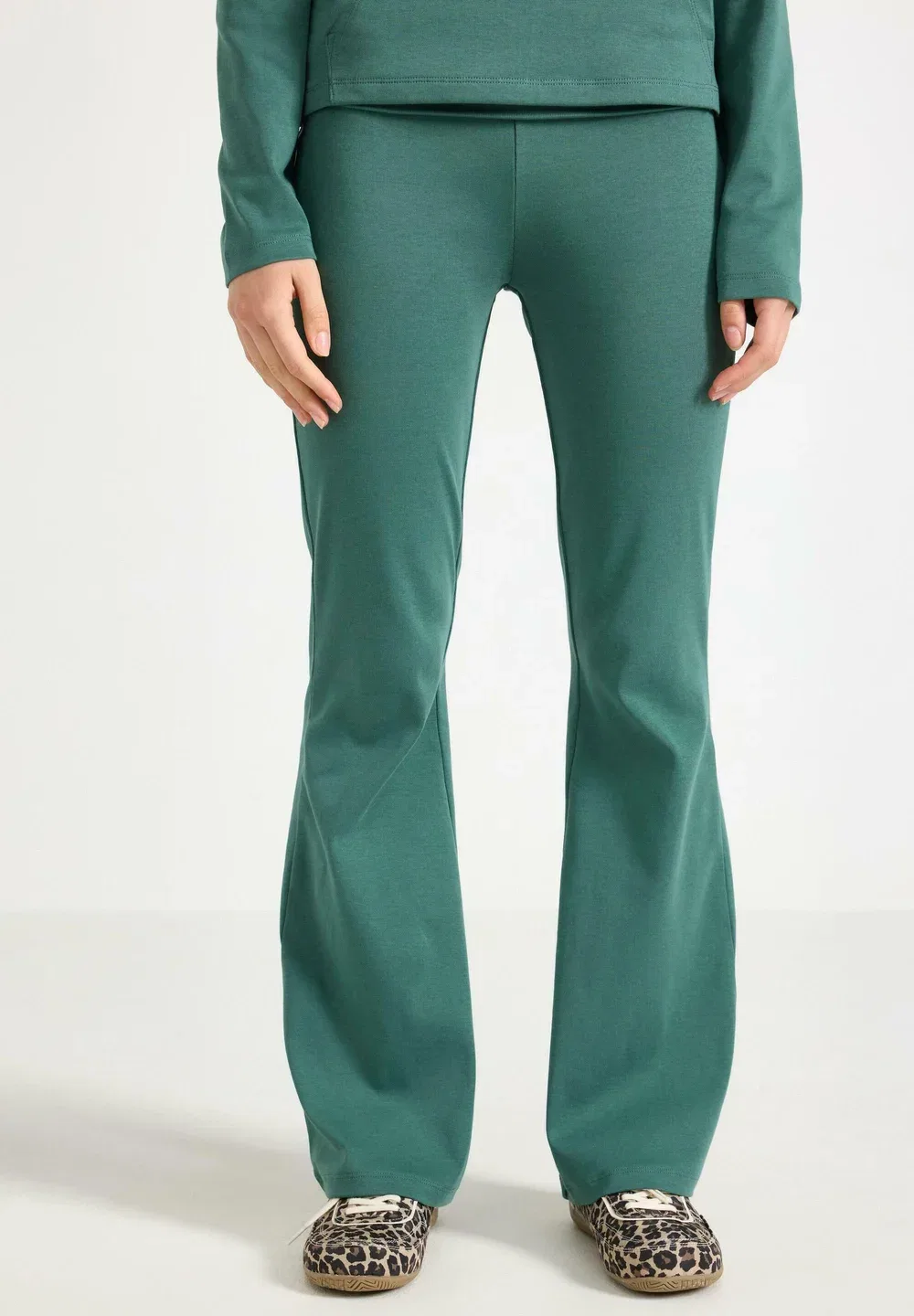 Брюки для йоги - леггинсы - брюки Lindex, Dark Dusty Green — фото 2