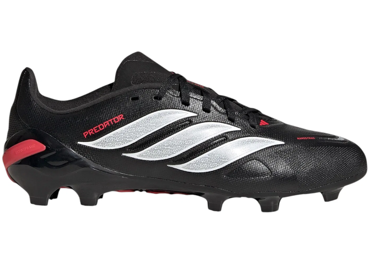 Детские бутсы Predator League FG Adidas, Core Black/Cloud White/Lucid Red