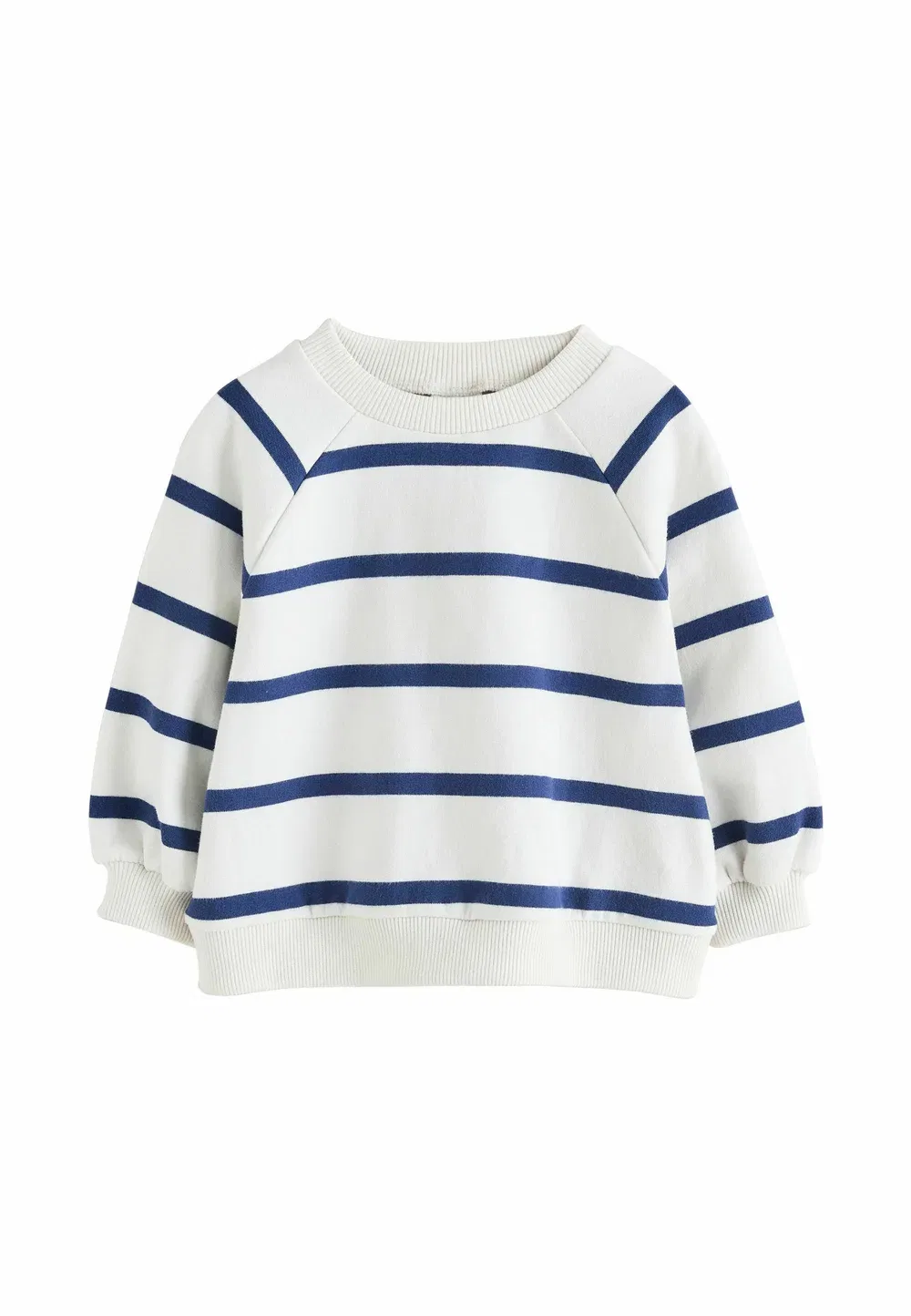 Толстовка стандартного кроя с круглым вырезом Next, Navy White Stripe — фото 4