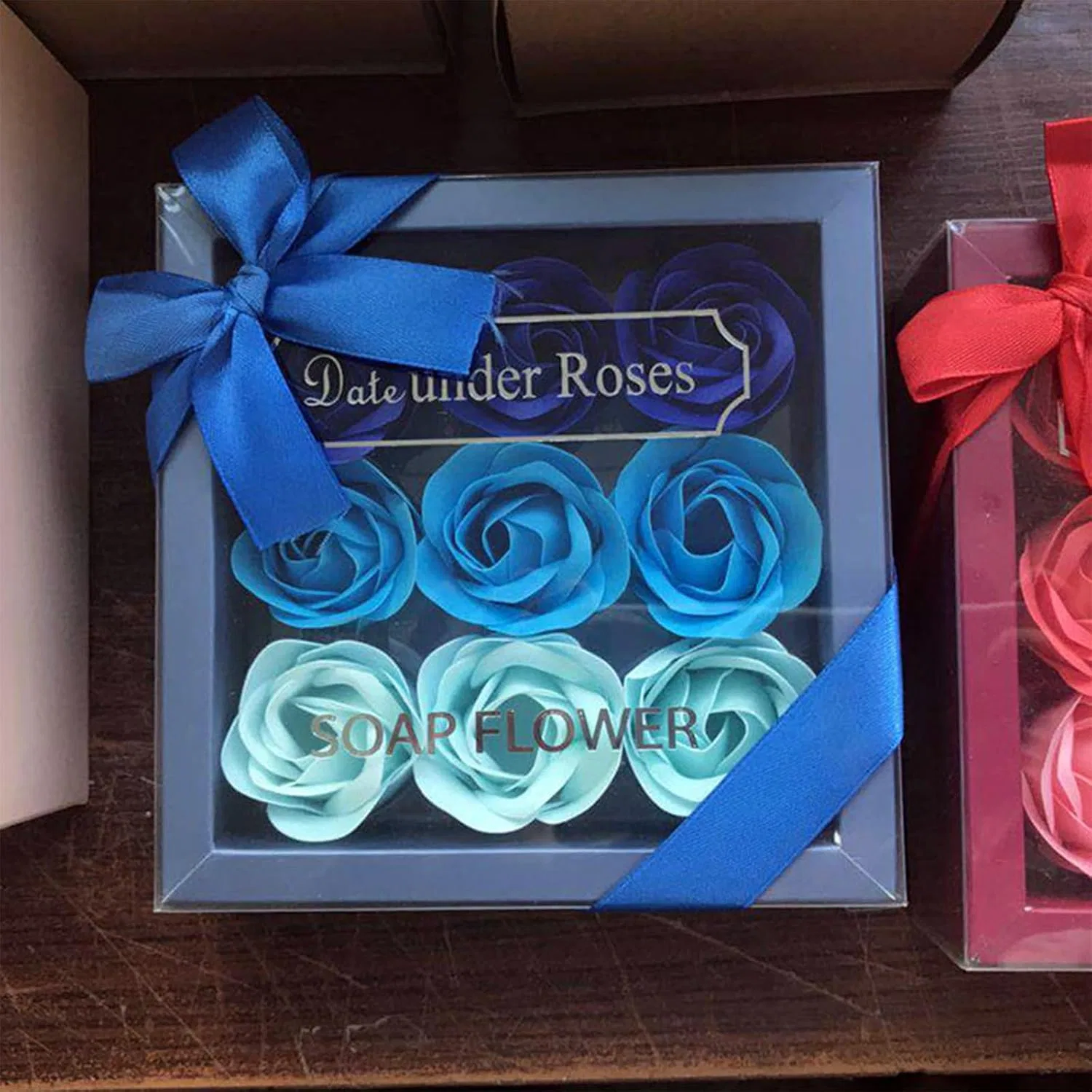 Мыло ручной работы Rose Soap Blumen в подарочной коробке, 12 шт., B Generisch — фото 3