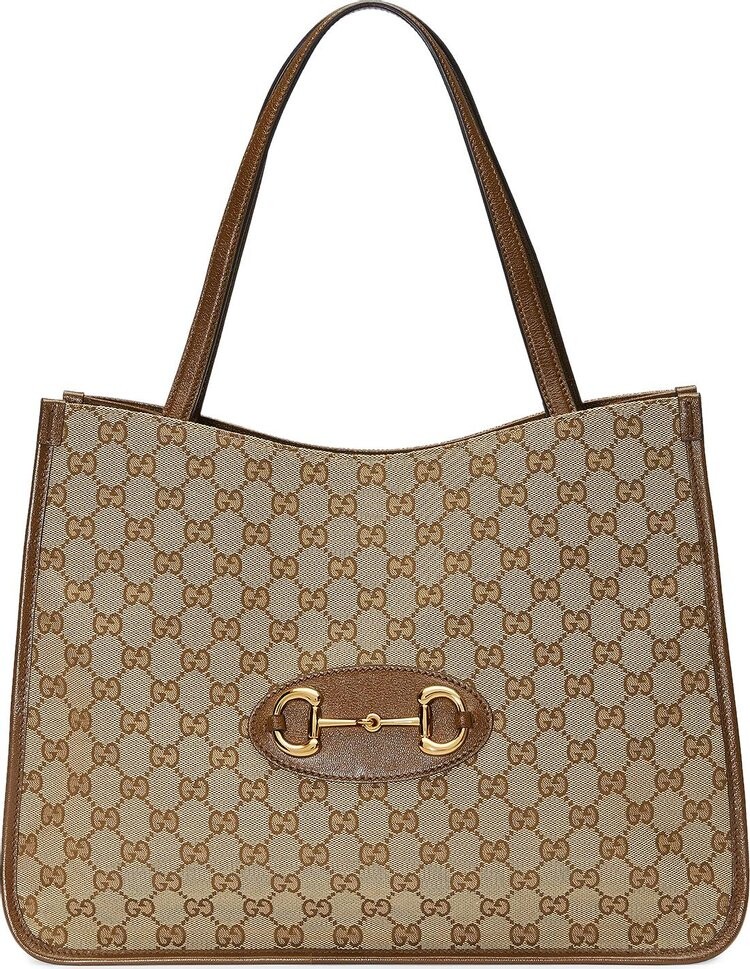 

Сумка Gucci Horsebit 1955 Tote Bag Beige, бежевый