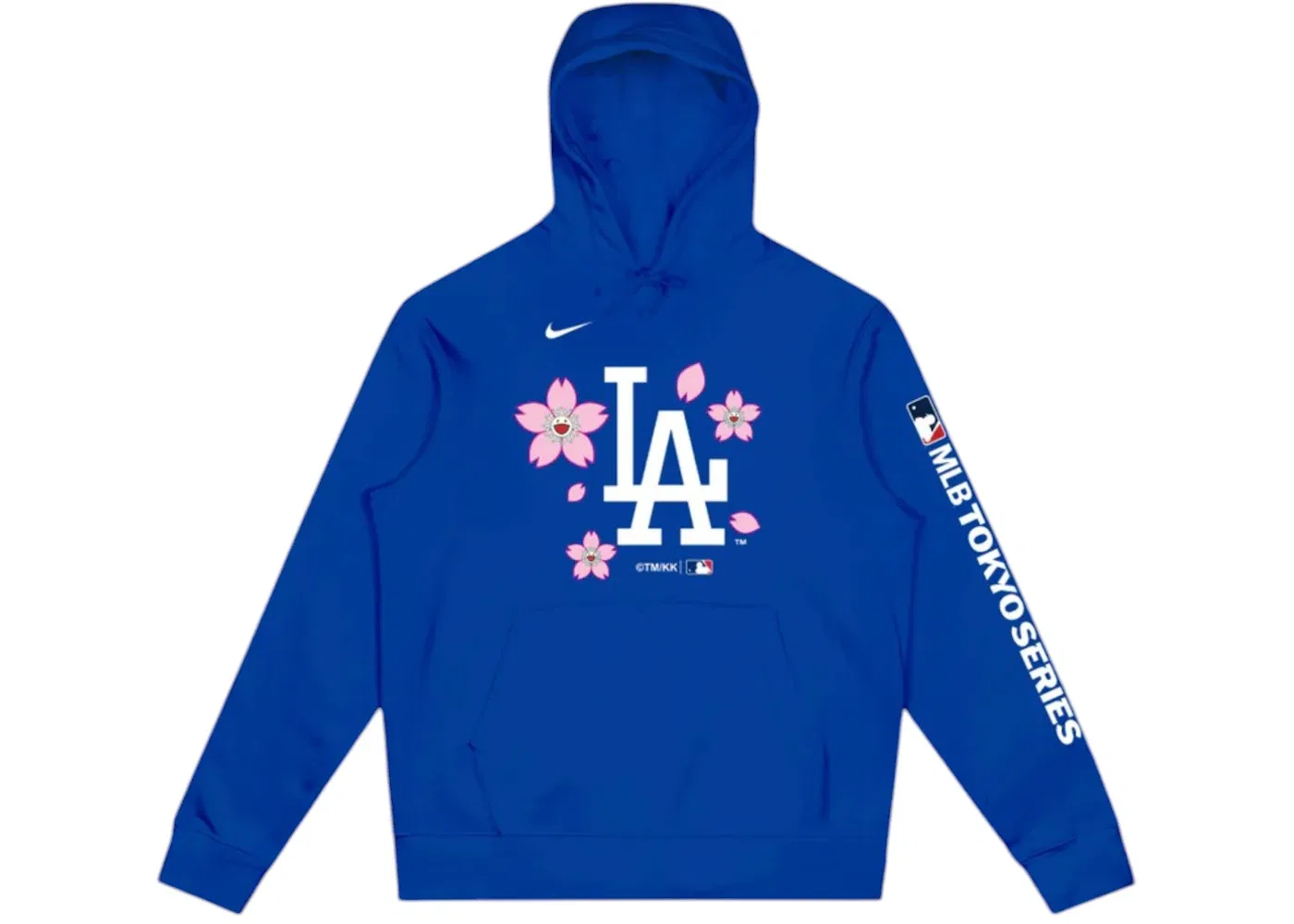 Мужская худи с принтом Nike x Takashi Murakami x MLB World Tour Tokyo Series 2025 Dodgers, Blue