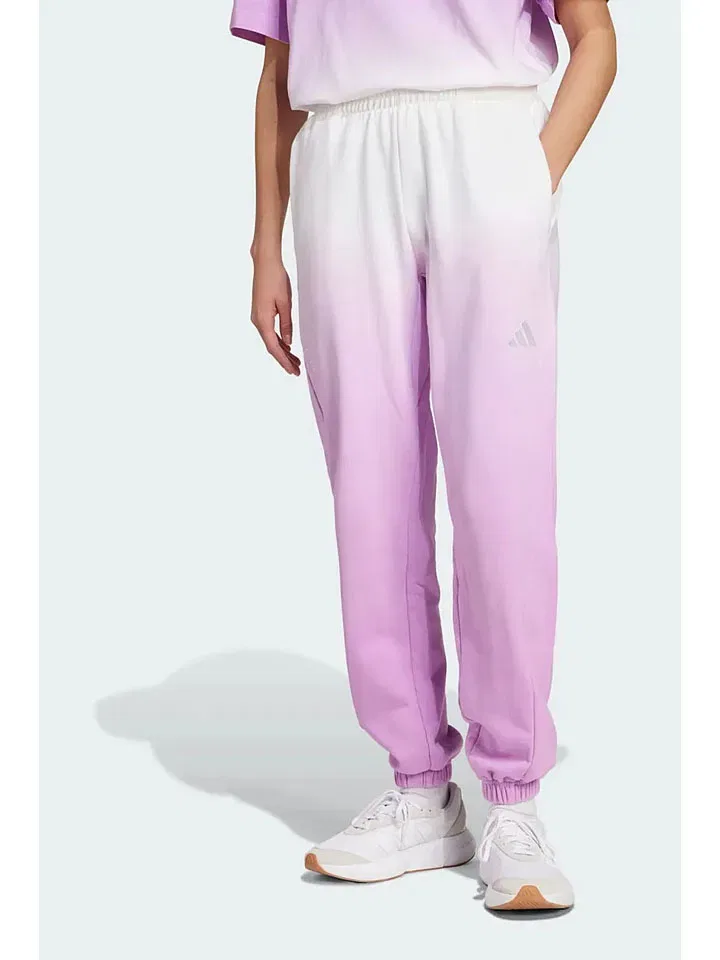 Женские спортивные брюки All SZN Mid-Rise Dip-Dye Adidas, Pink