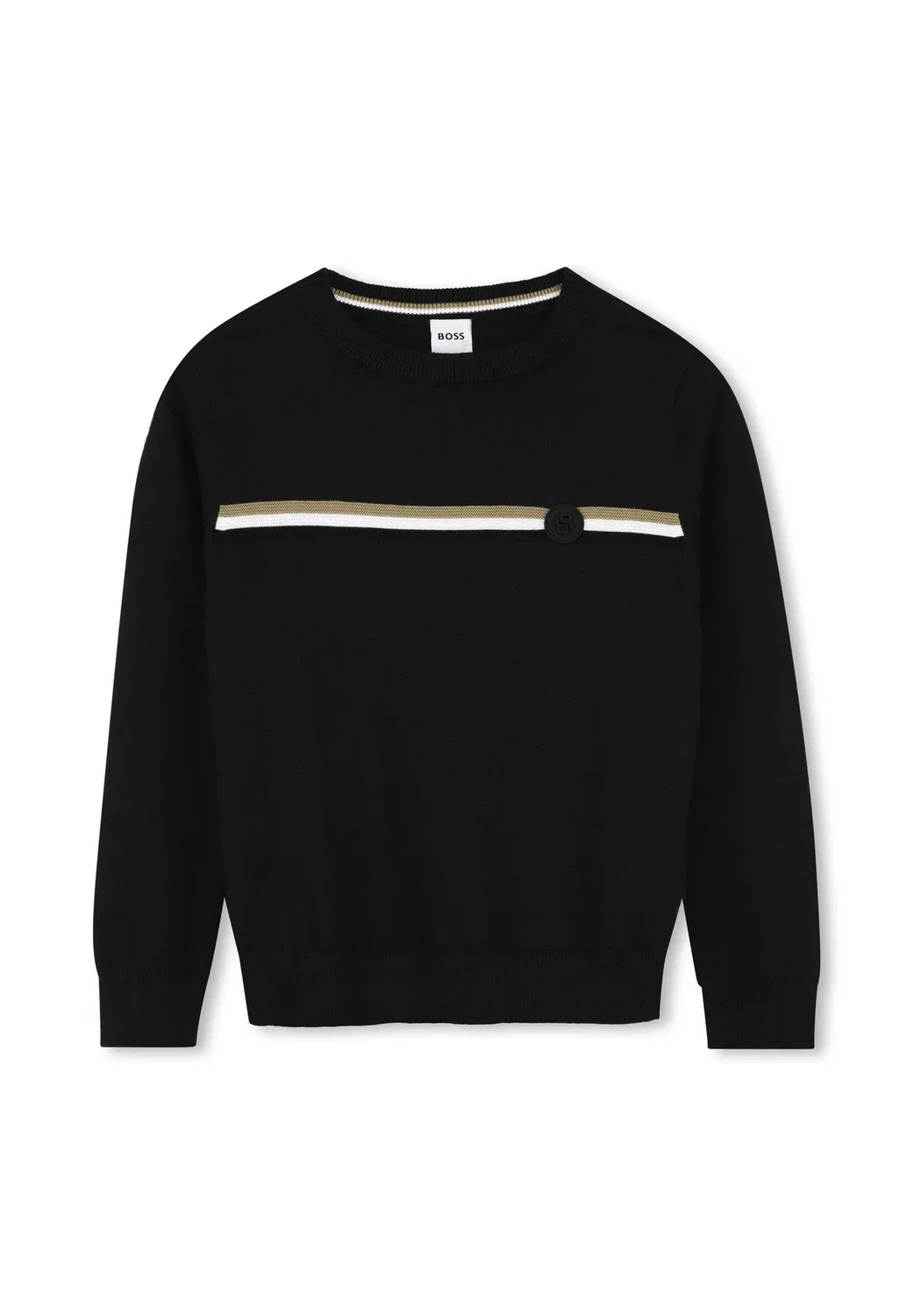 Пуловер для детей и подростков - джемпер Boss Kidswear, Black