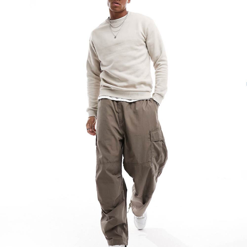 

Свитшот Jack & Jones Oversized, светло-бежевый