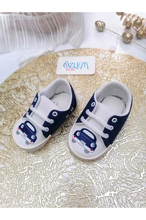 Детские ботинки для мальчиков с принтом Diğer1111, Navy Blue