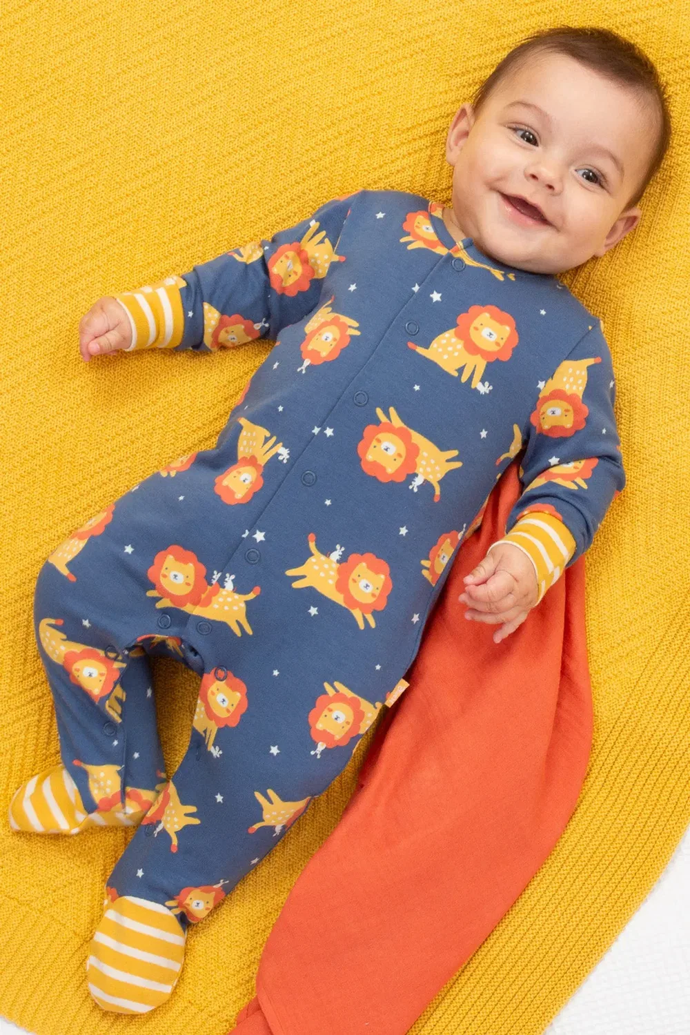 Детский комбинезон для сна Baby lion and mouse Kite, Navy — фото 2