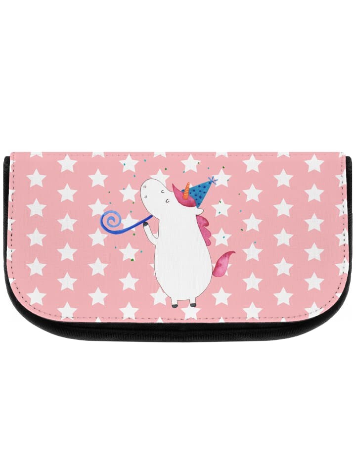 

Косметичка Mr & Mrs Panda Einhorn Party ohne Spruch, цвет rot pastell