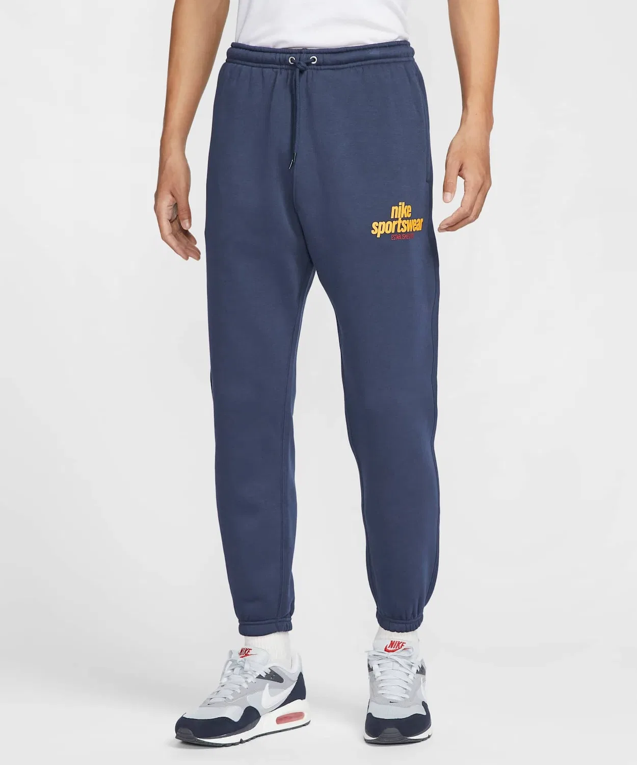 Мужские спортивные штаны из флиса с утяжкой Nike Club Obsidian