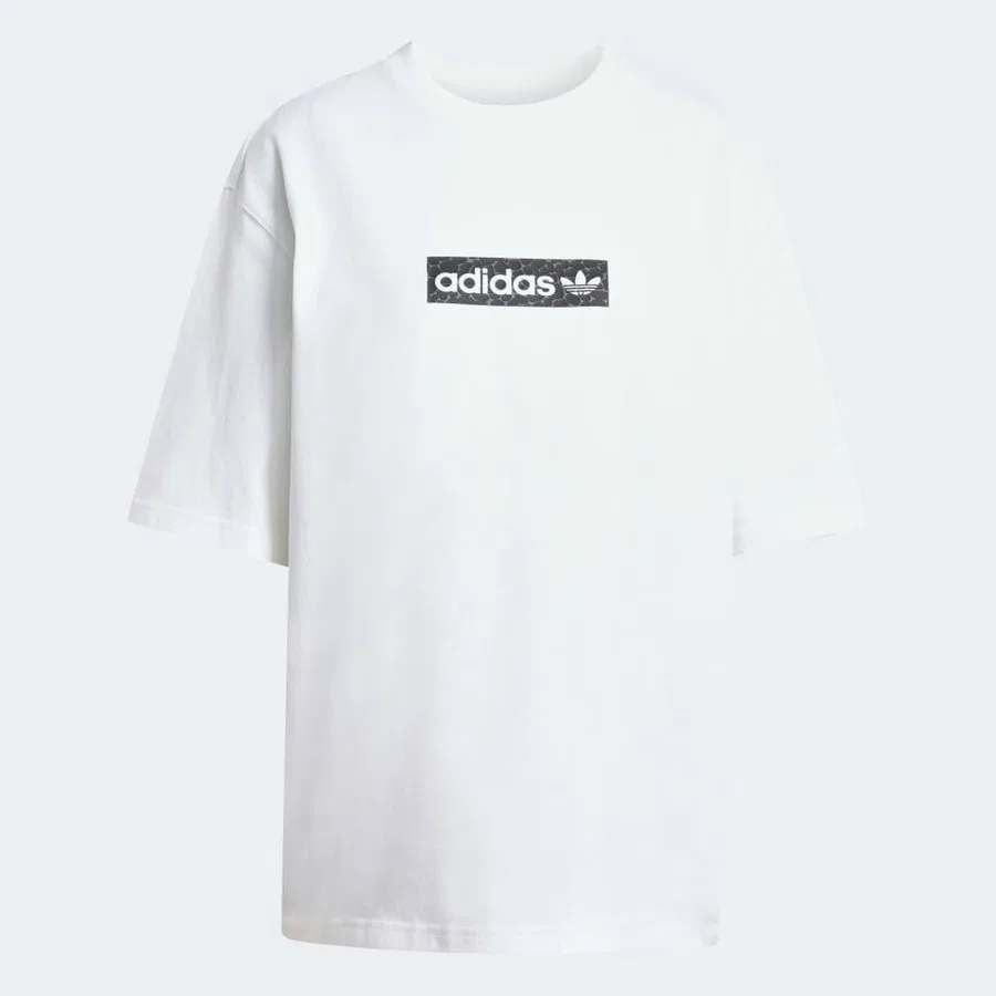 Футболка с принтом AOP SS KD8812 adidas, Белый — фото 2