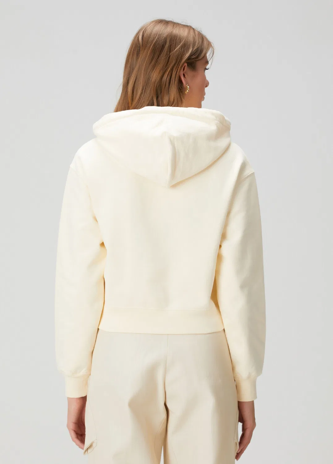 Свитшот с капюшоном Jacquemus, light beige — фото 4