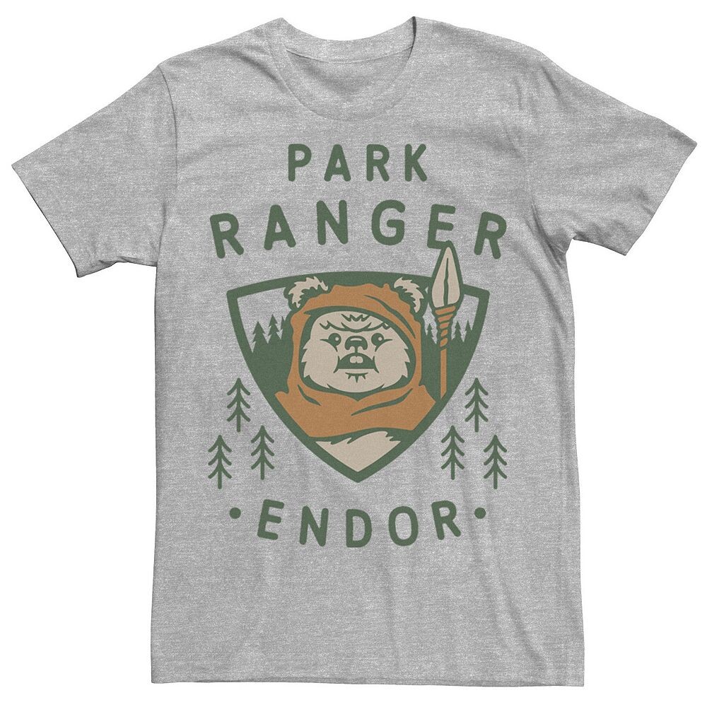 

Мужская футболка Star Wars Ewok Park Ranger Endor, цвет Athletic Heather