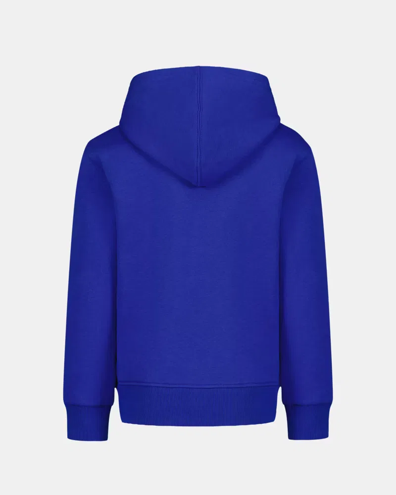 Худи утепленное флисовое для мальчиков UA Rival Print Fill UnderArmour, Team Royal/White — фото 3