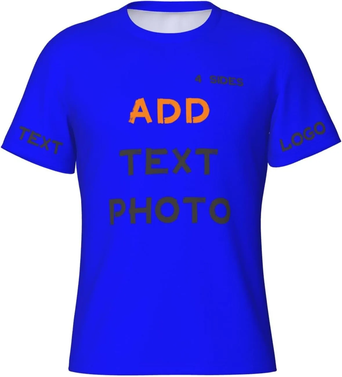 

Футболка Custom с принтом на 4 сторонах