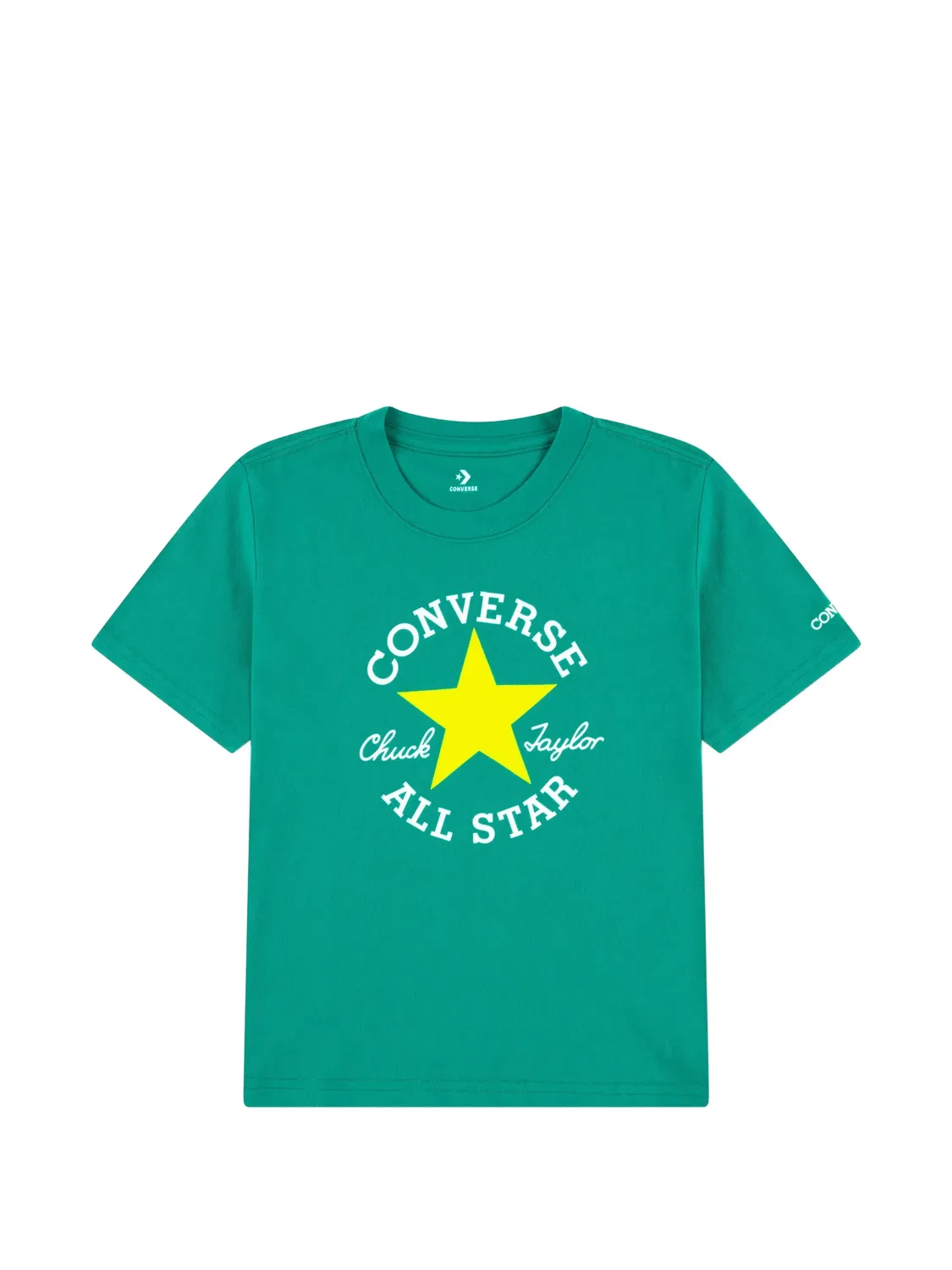 Футболка с логотипом Chuck Taylor Converse Kids, зеленый