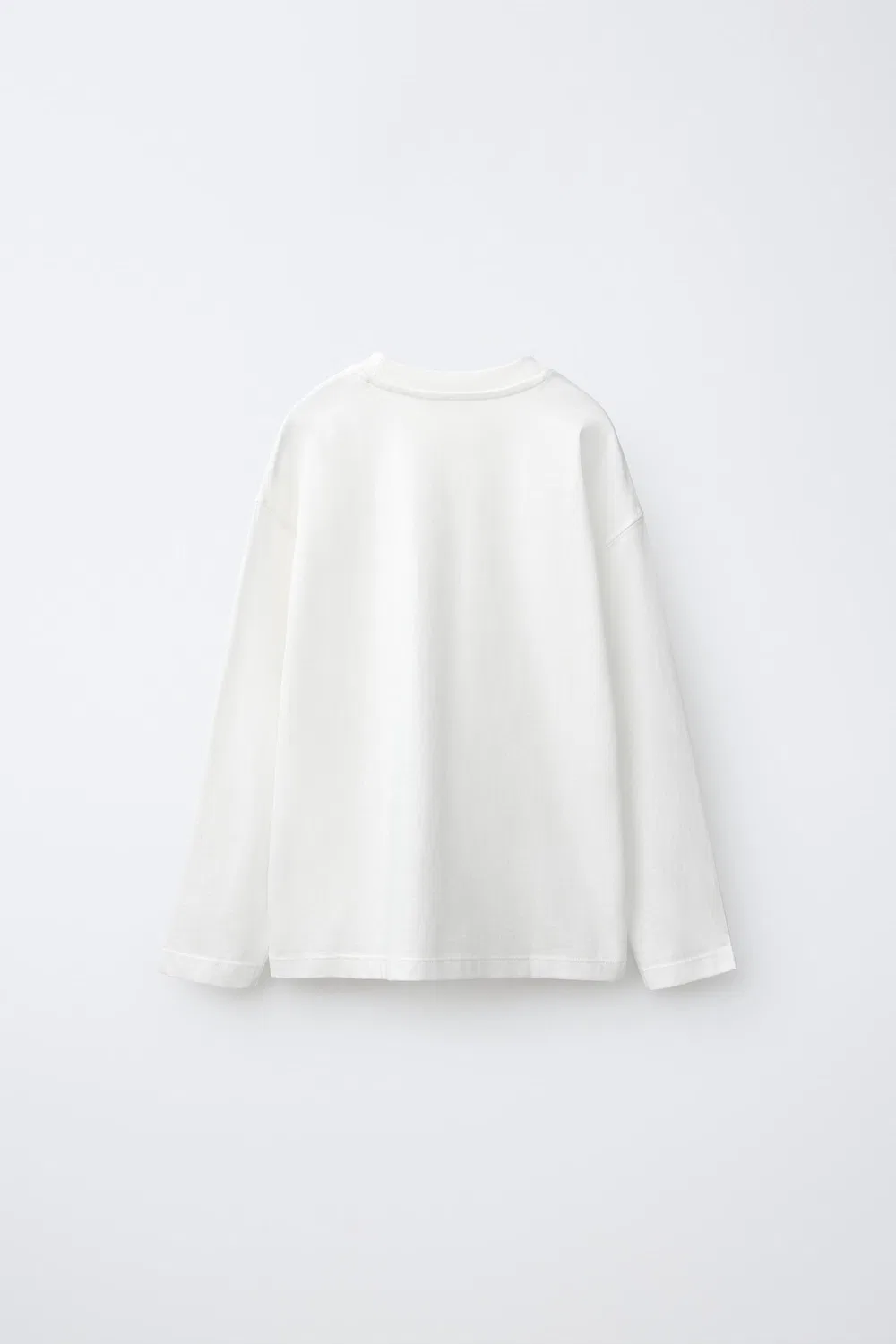 Набор из 3 однотонных футболок ZARA, White — фото 3