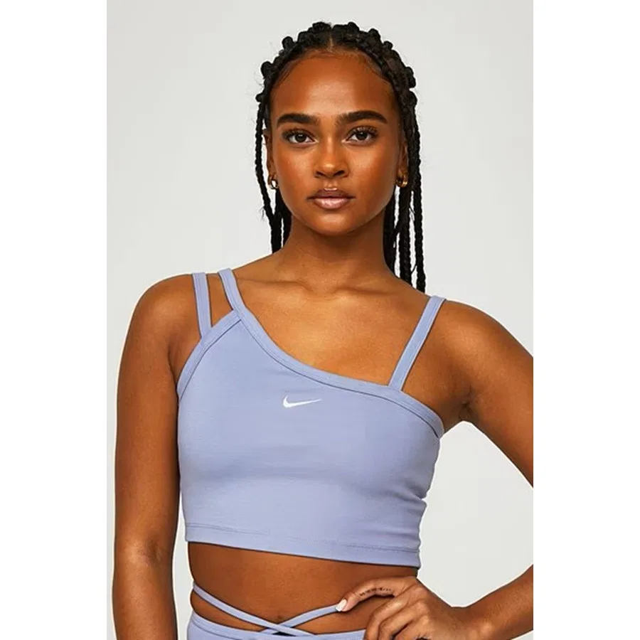 Спортивный бюстгальтер с асимметричным вырезом Sportswear Everyday Modern Nike, Сиреневый — фото 4