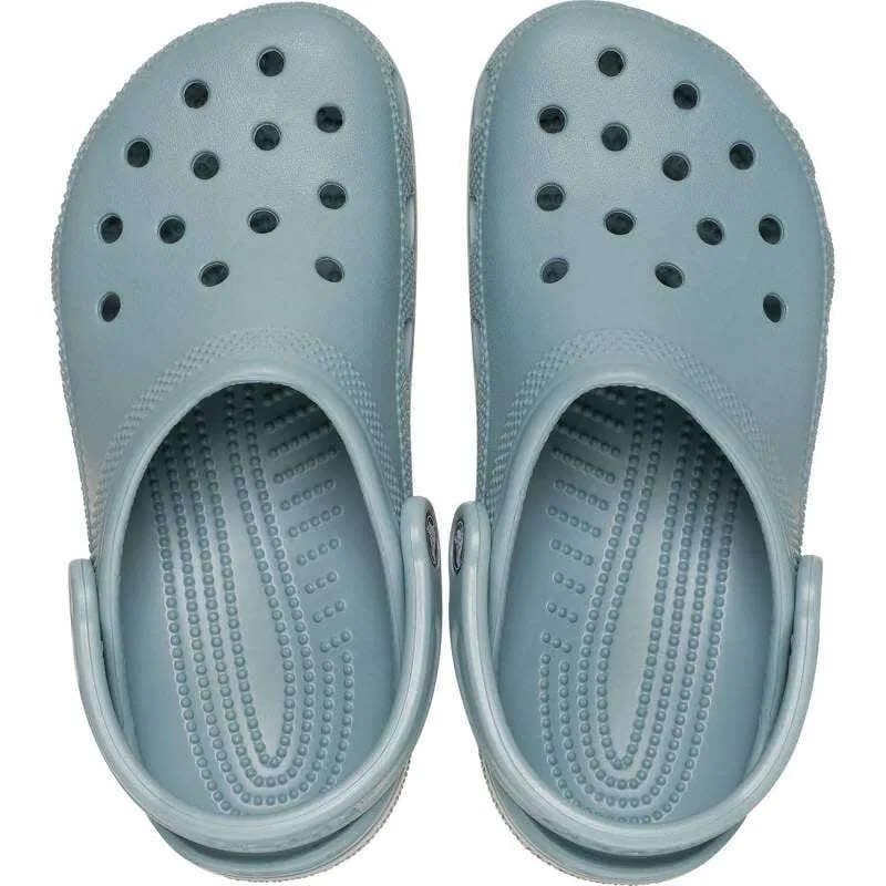 Детские легкие водонепроницаемые сабо Classic Clog Crocs, Blau Grau — фото 3