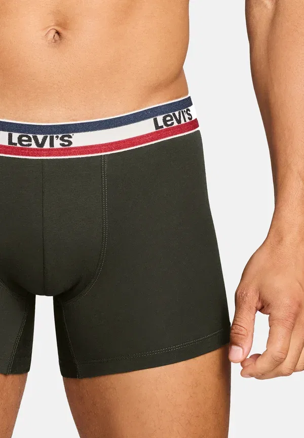 Комплект боксеров Levi'S, черный/хаки — фото 3