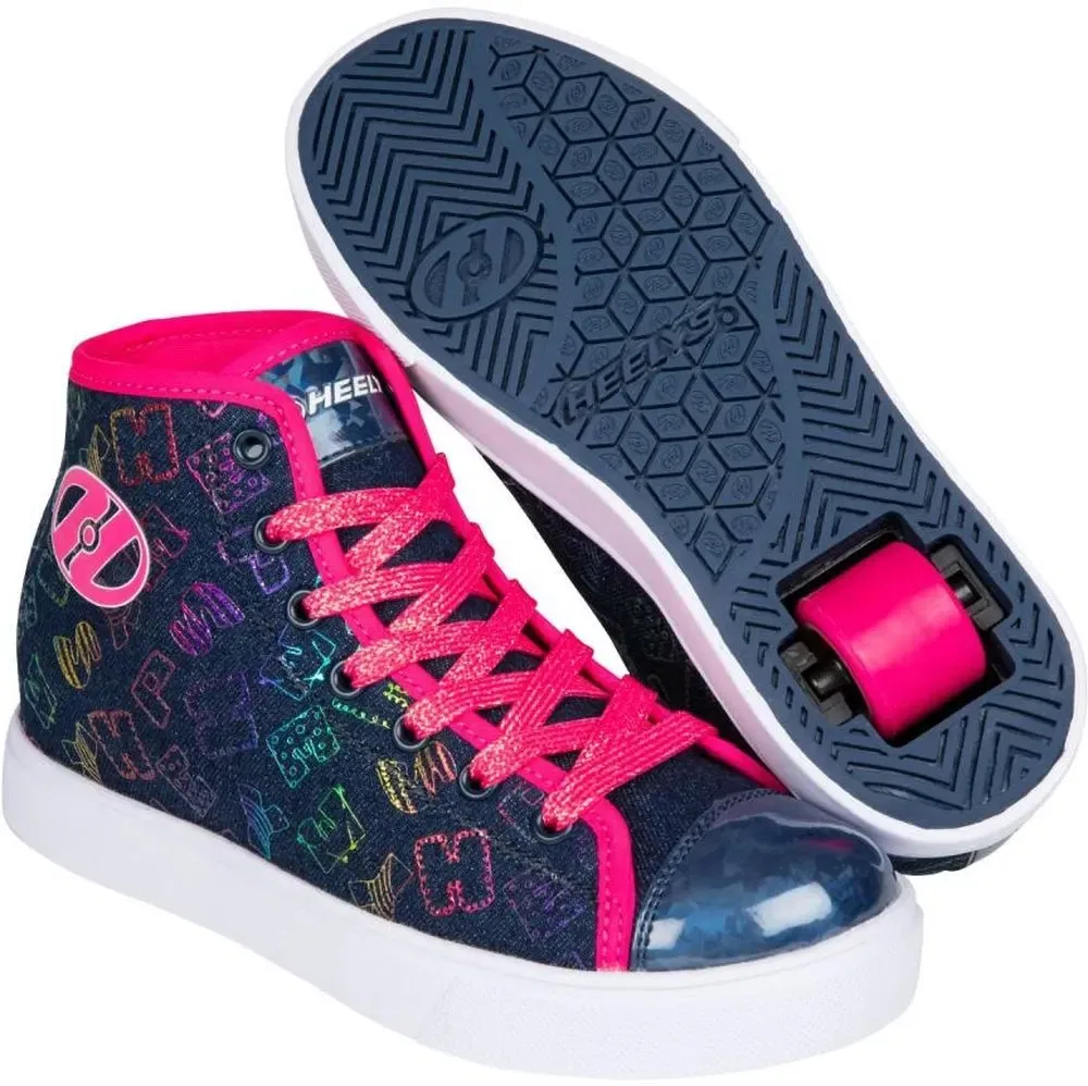 Детские кроссовки с роликами Veloz Heelys, Blue