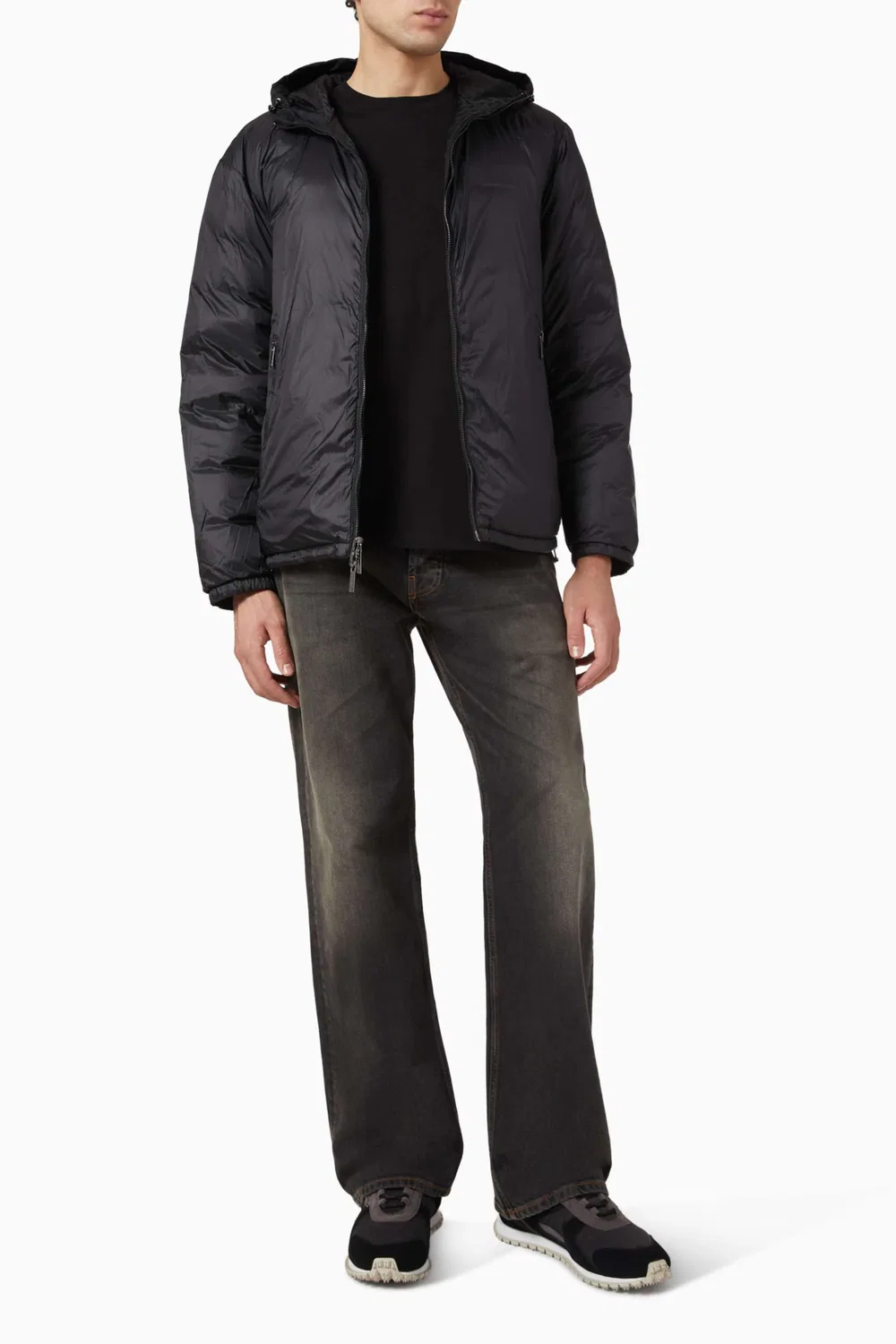 Куртка пуховик с логотипом Logo Down Blouson Emporio Armani — фото 4