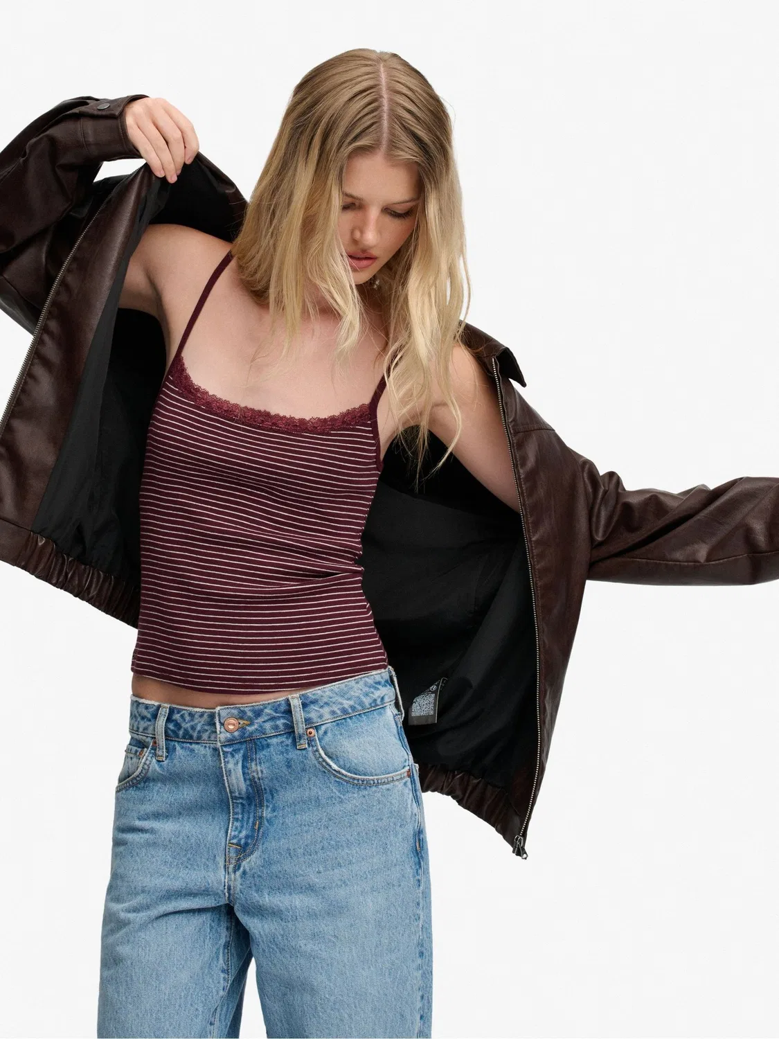 Топ на бретелях, Regula Superdry, Красный — фото 3