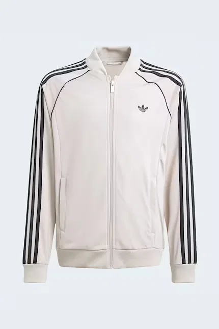 Худи детское с капюшоном Adidas Originals, бежевый — фото 2