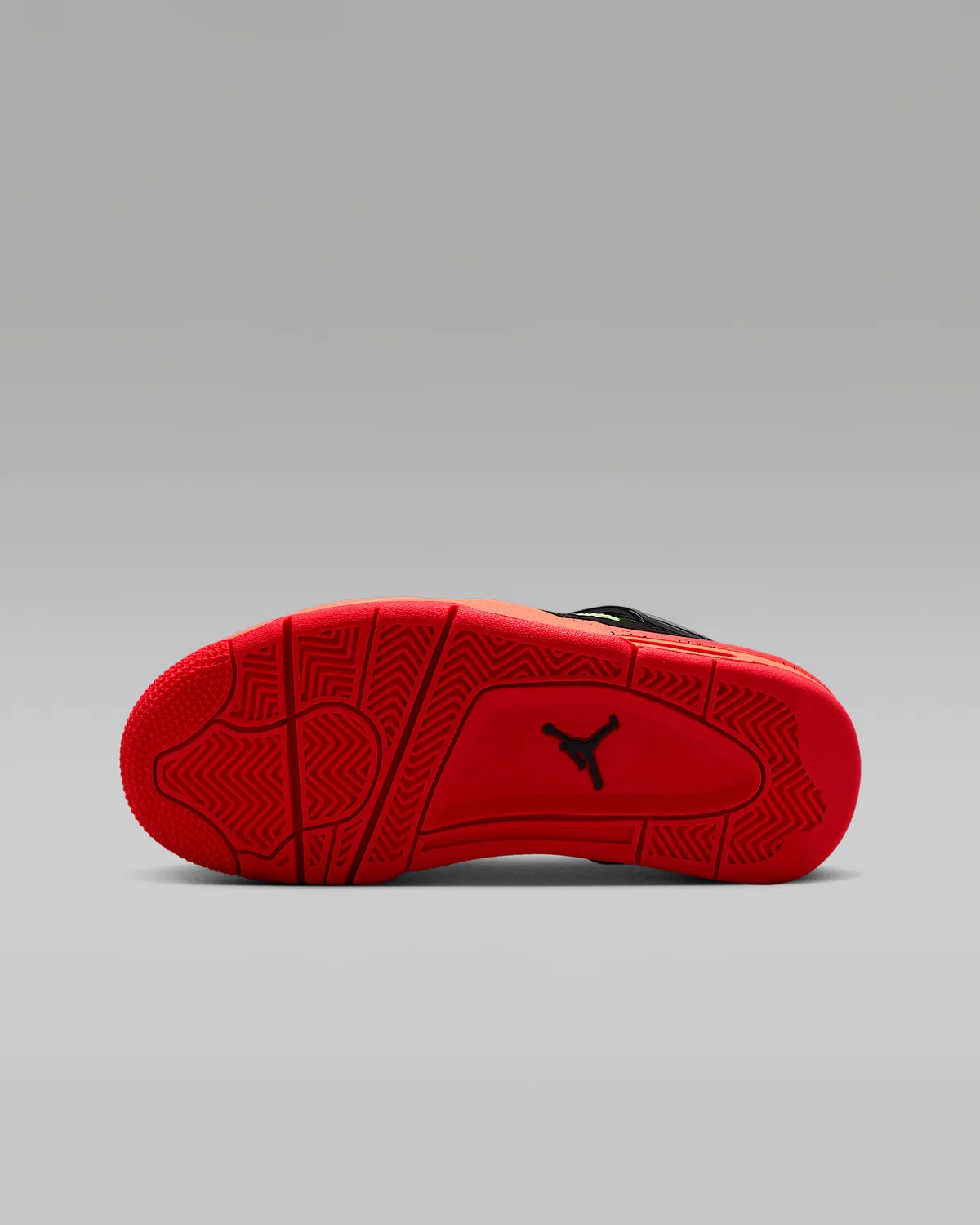 Кроссовки Air Jordan 4 Retro для детей старшего возраста, Black/Bright Mango/Barely Volt/Infrared 23 — фото 2