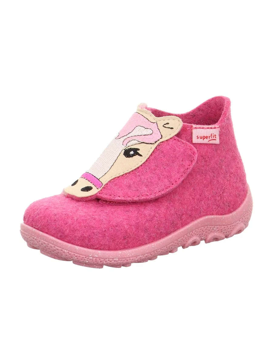 Детские кроссовки SUPERFIT First-Step 'HAPPY OCTI' светло-розового цвета