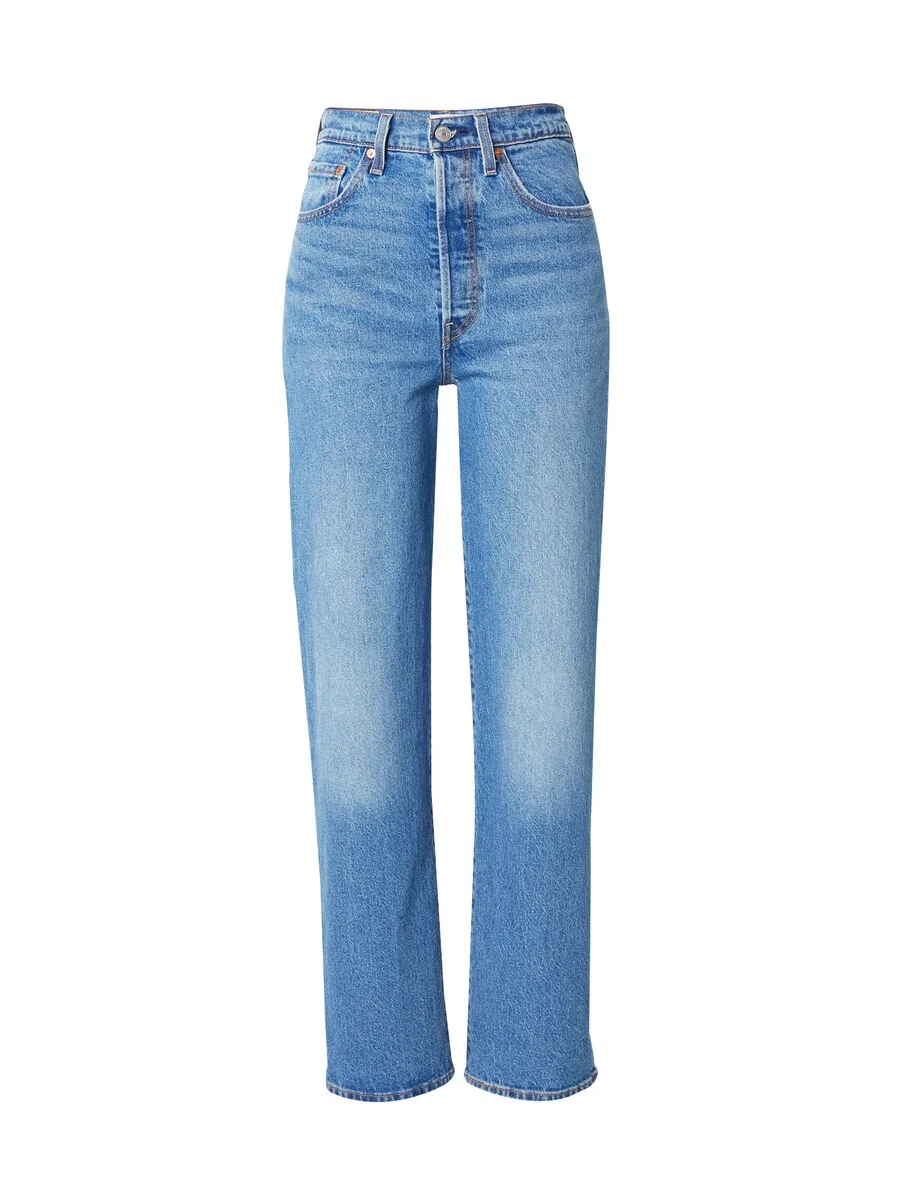 Джинсы LEVI'S Regular Jeans 'Ribcage Full Length' синего цвета