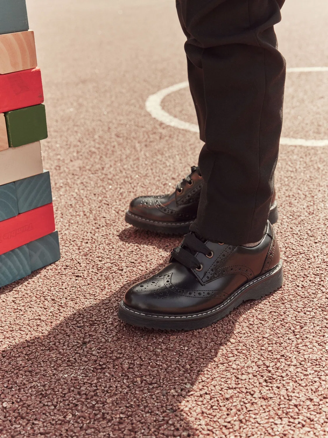 Туфли школьные кожаные Impulsive Start Rite, черные