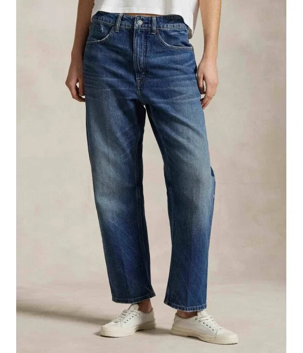 Женские джинсы расслабленного кроя Relaxed Fit Polo Ralph Lauren, синий